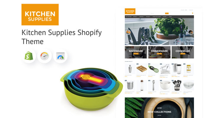 Kitchen Supplies Shopify Theme for eCommerce