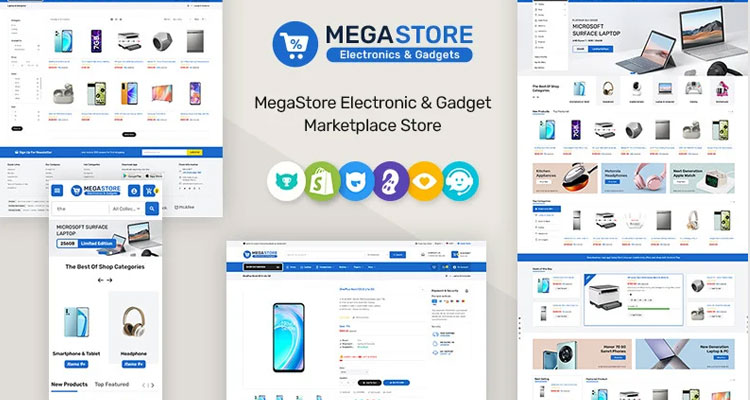 Megastore – Electronics & Gadgets Marketplace Shopify