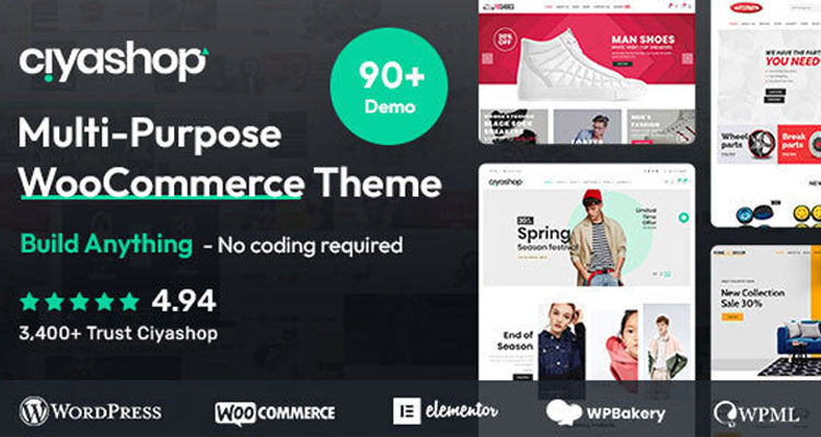 CiyaShop Multipurpose WooCommerce Theme