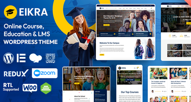 Eikra Theme – Education WordPress Theme