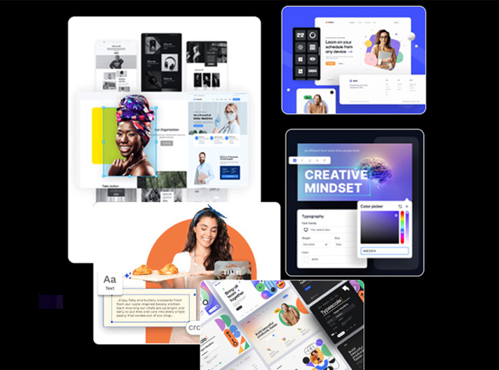 create stunning websites with AI